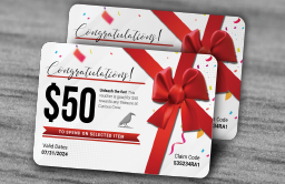 Paper<br>Gift Cards